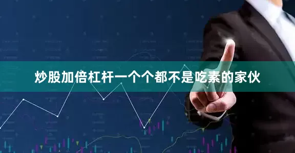 炒股加倍杠杆一个个都不是吃素的家伙