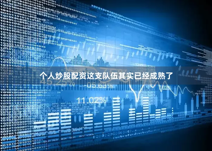 个人炒股配资这支队伍其实已经成熟了